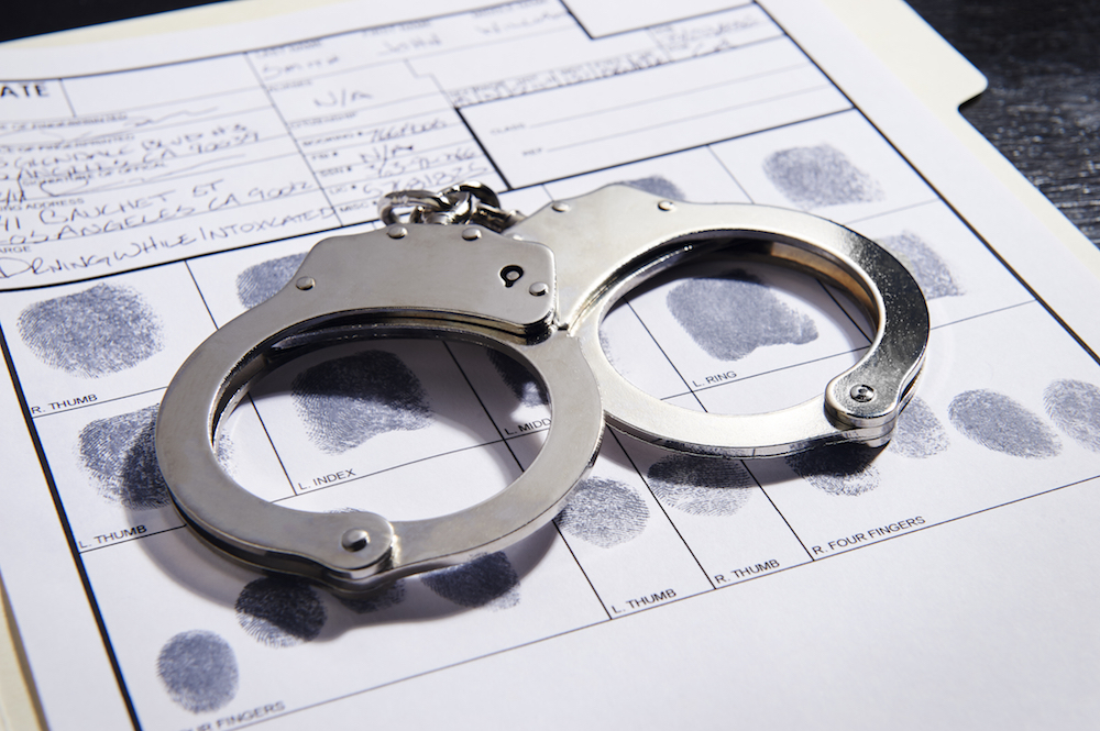 arrest record handcuffs